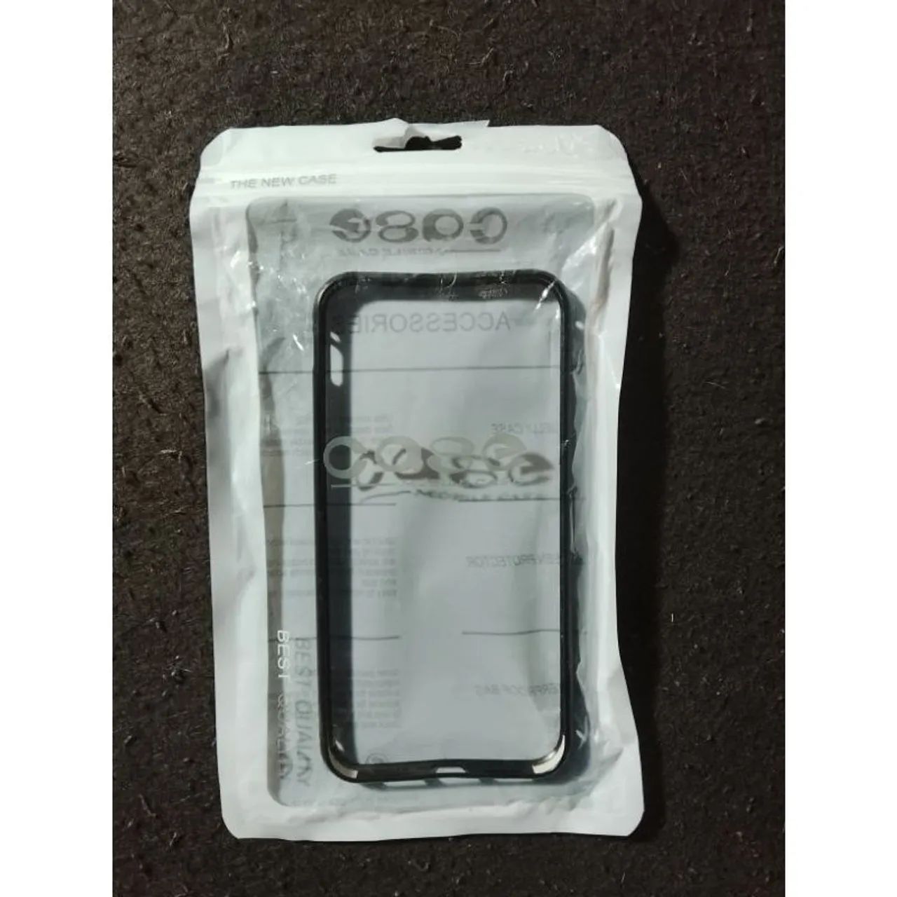 Bumper / Case Metal Preto | Compatível com iPhone 7/8 se 2 e 3 | Apple | Novo