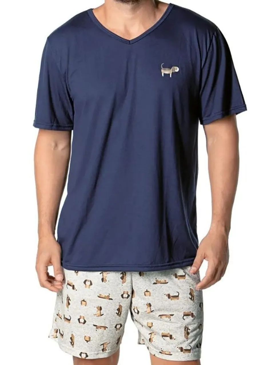 Pijama masculino Demillus Plumbo (cachorro) - Foto 2