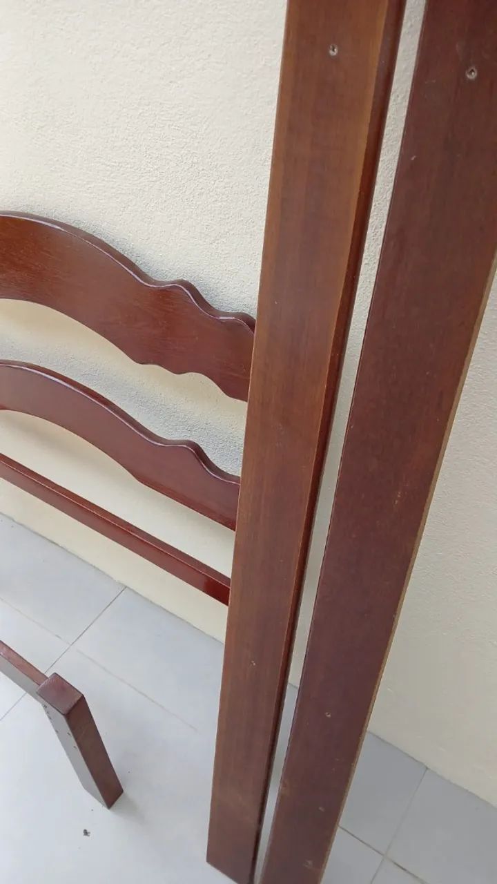 Cama de Solteiro Madeira Maciça - Foto 2