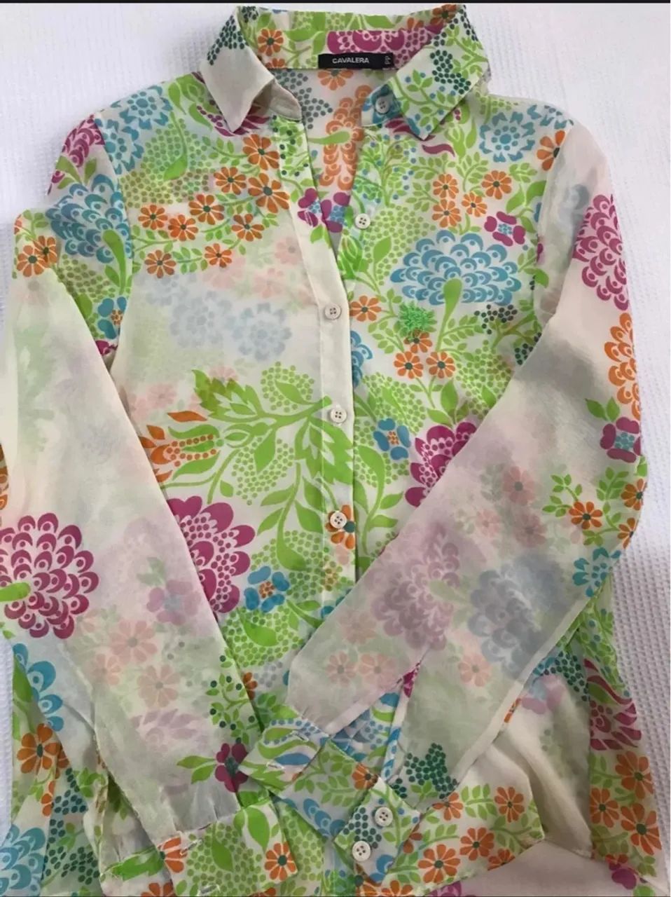 Camisa Cavalera Floral Colorida - Foto 4