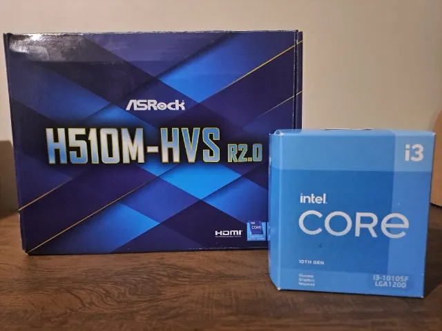 Kit i3 10105f + Placa Mãe H510M