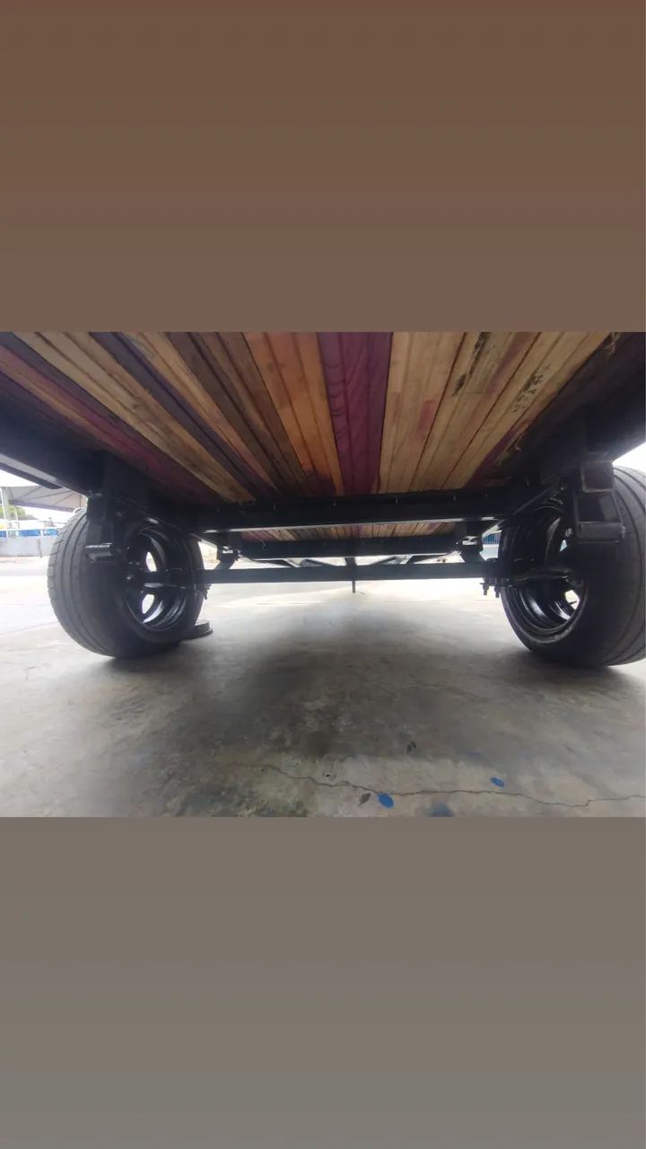 Carretinha Baú Nova a Pronta Entrega 