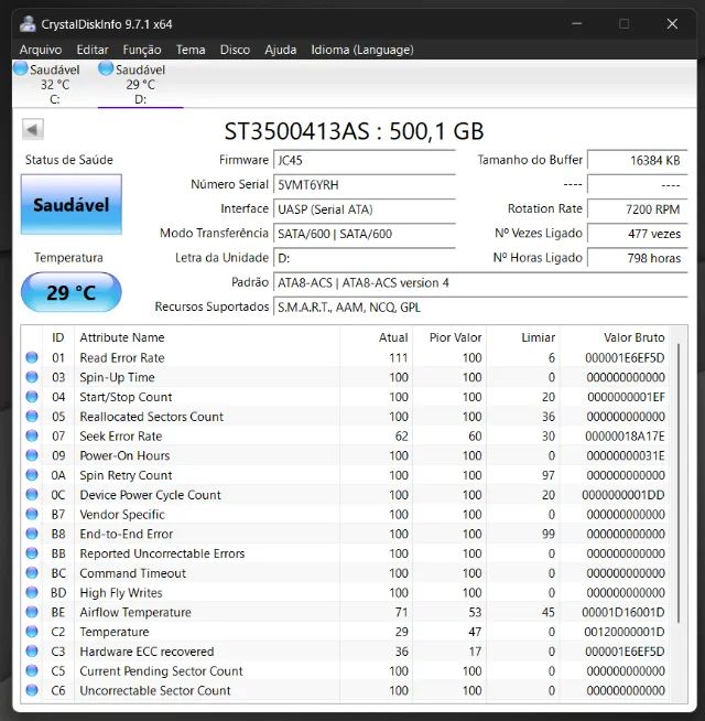 HD Seagate Barracuda 500 GB 3.5 Desktop Sata - Novíssimo - Foto 5