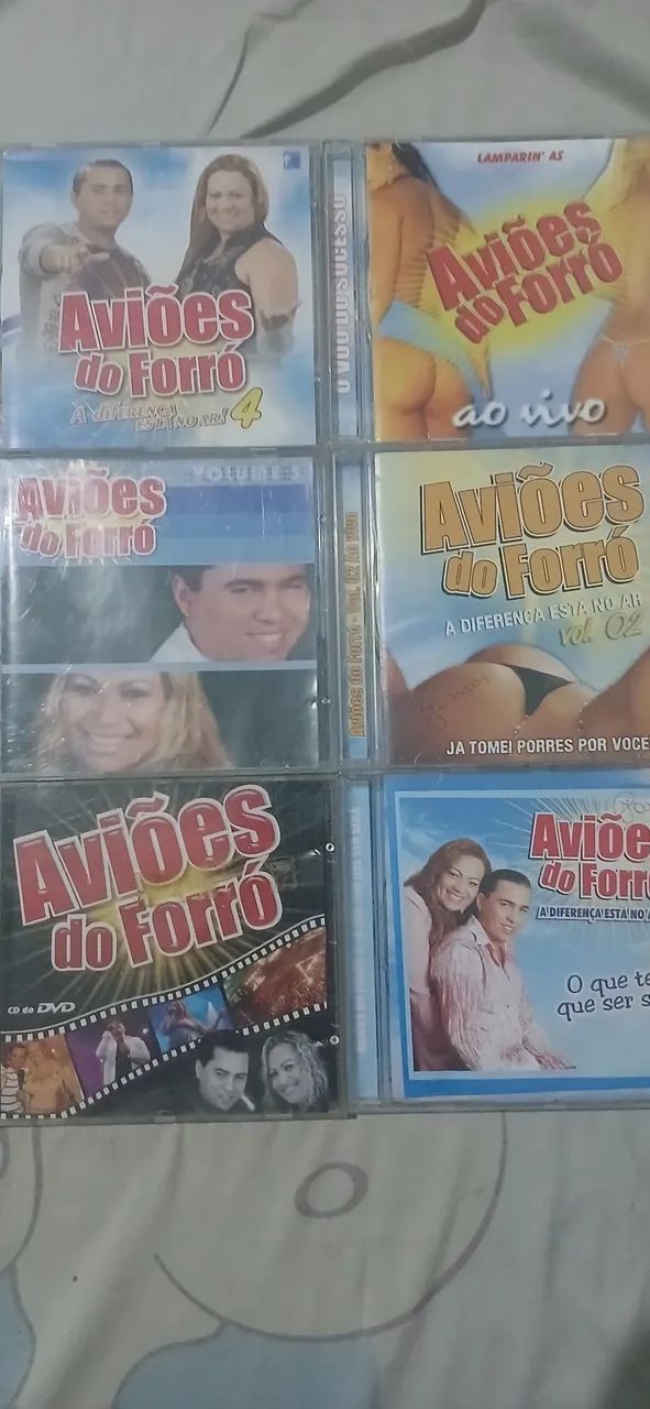 Kit  6 cds aviões do forró  