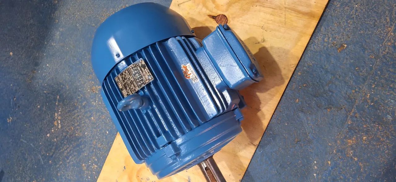Motor elétrico trifásico 10 cv rpm 1760 baixa rotação 4 polos. - Foto 4