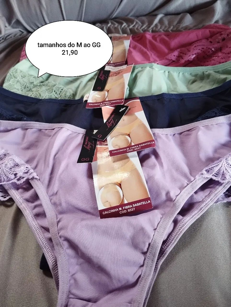 Lingeries cuecas infantil e adulto  - Foto 3