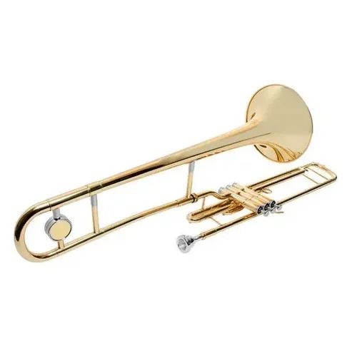 Trombone De Pisto Longo Sib Schieffer NOVO c/ NF- 10X no cartão - Envio p/ todo Brasil - Foto 2