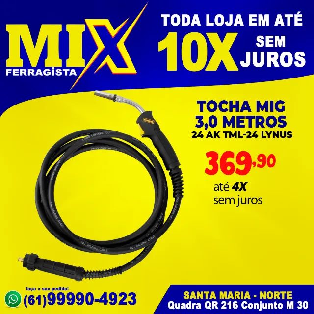Tocha Mig 3,0 Metros 24 Ak Tml-24 Lynus