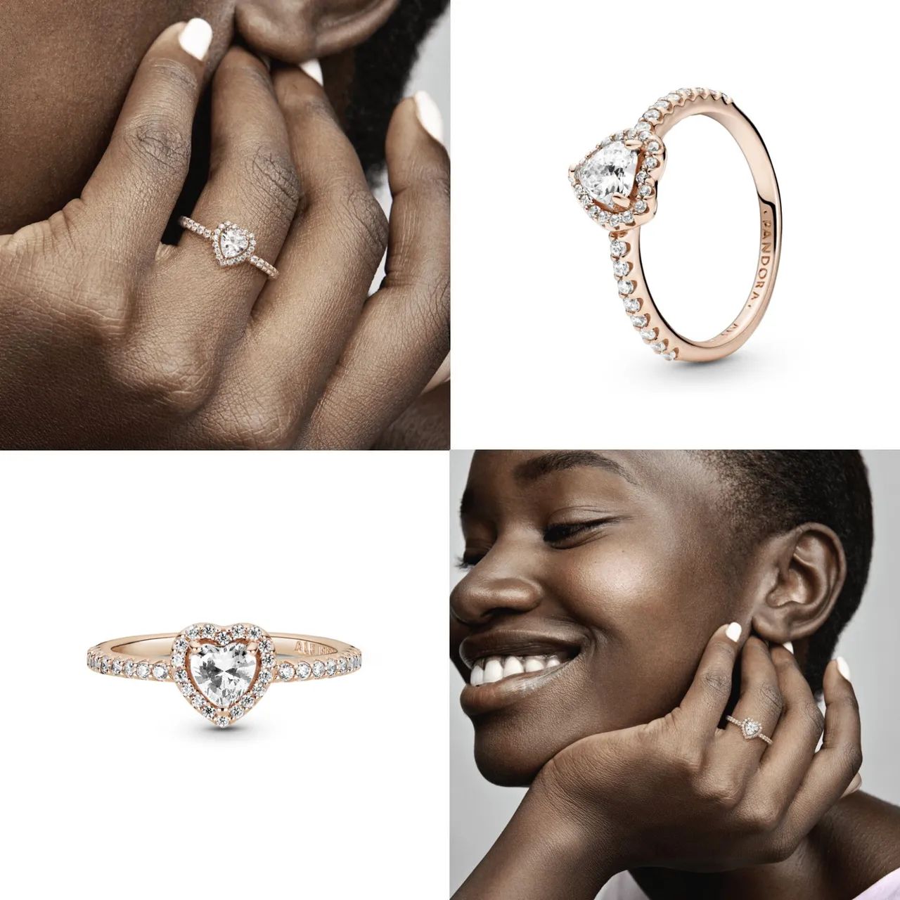 Anel Pandora Ouro Rosé tamanho 52 - Foto 2