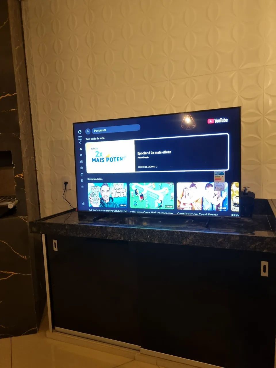 TV 43 Semp  polegadas com imagem incrível!