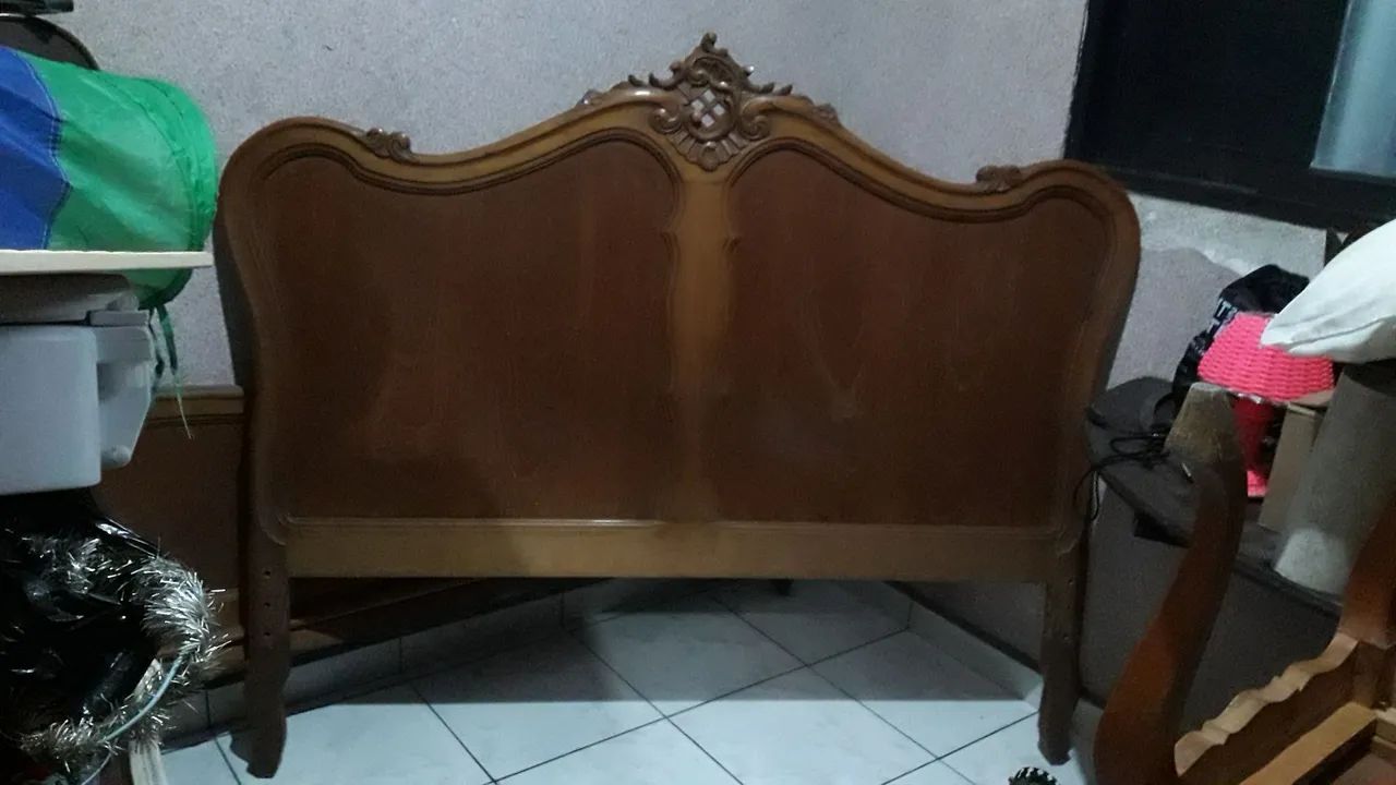 Cabeceira de Cama provensal  em Madeira Maciça - Foto 2