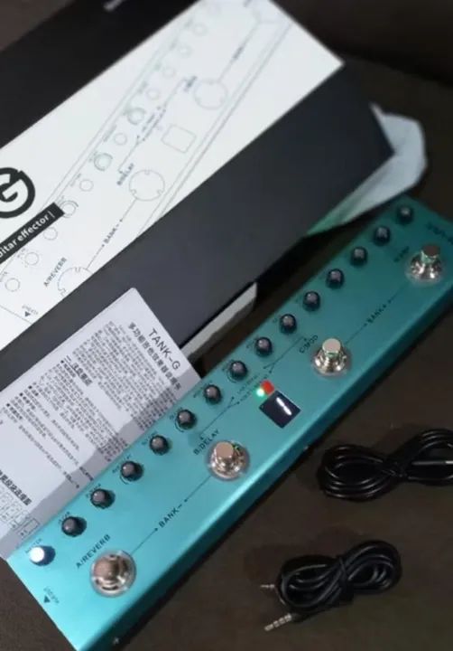 Pedal de Efeito Multi-Efeitos para Guitarra Tank-G M-VAVE 
