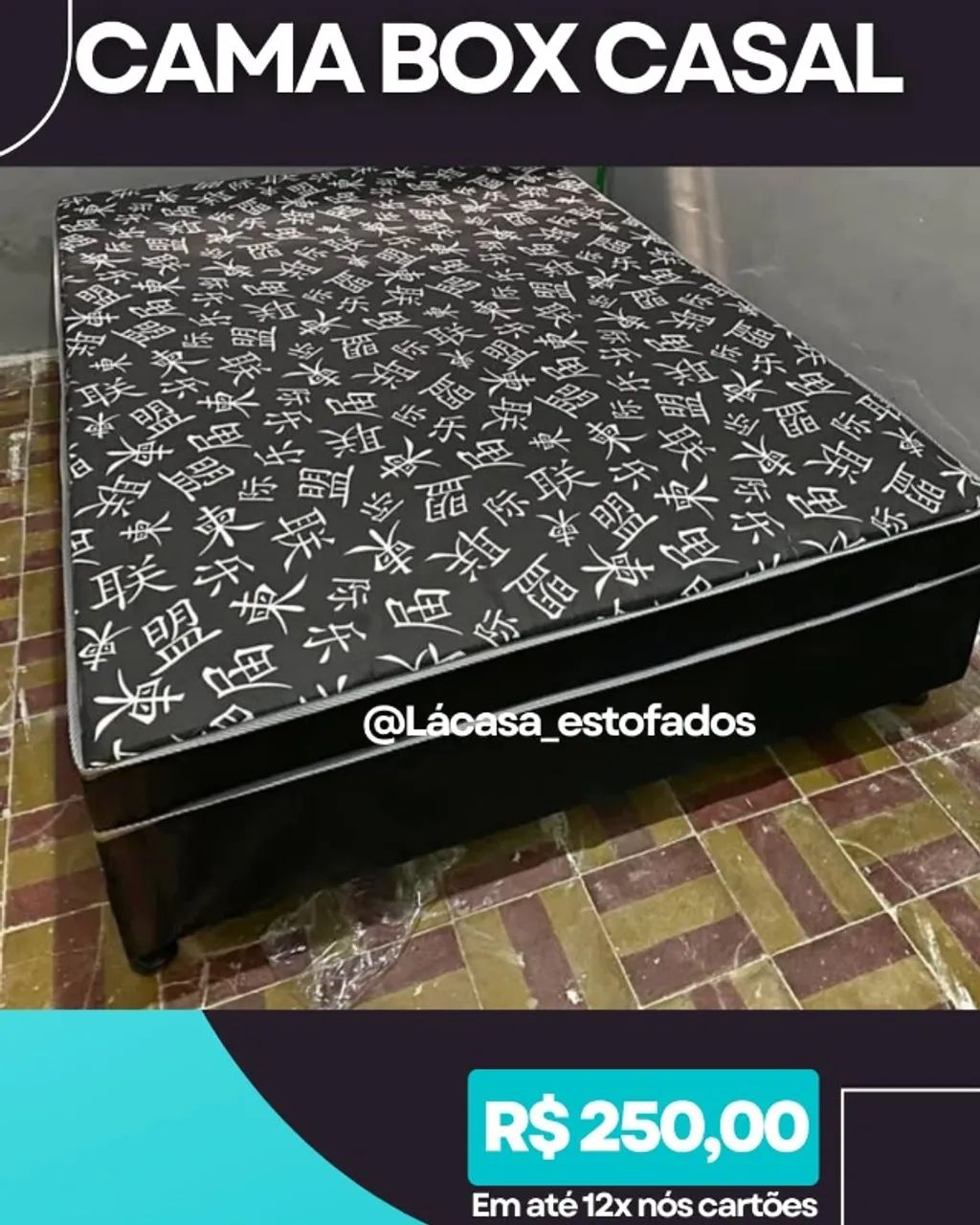 Cama Box casal na Promoção ?