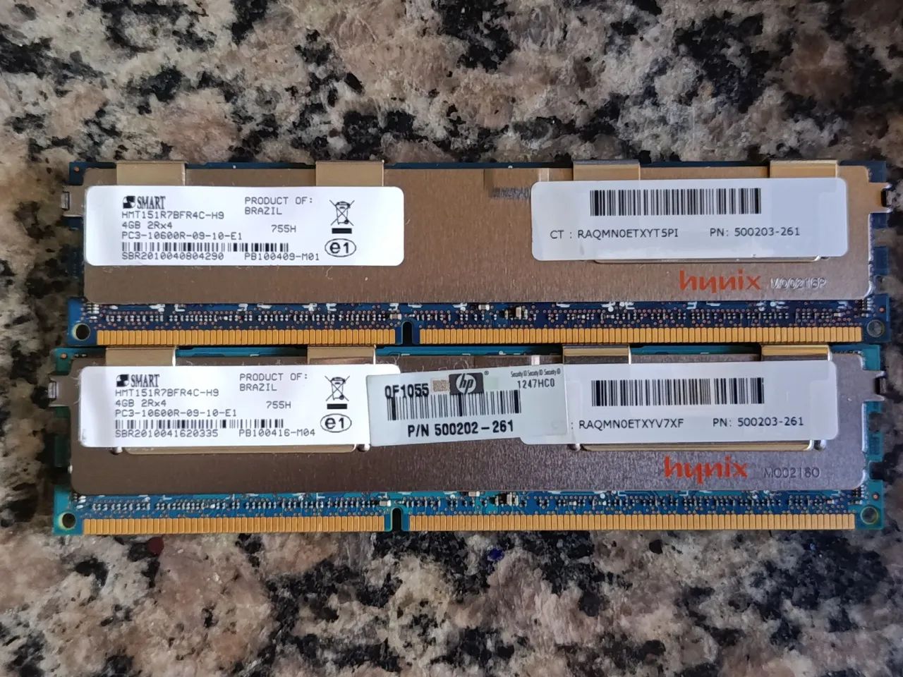 Memória RAM 4GB DDR3 1333Mhz (ECC)