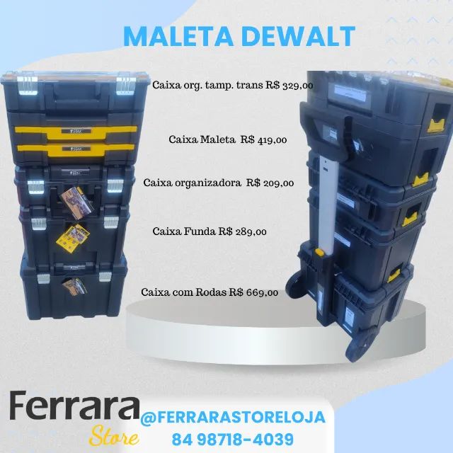 Maletas Dewalt