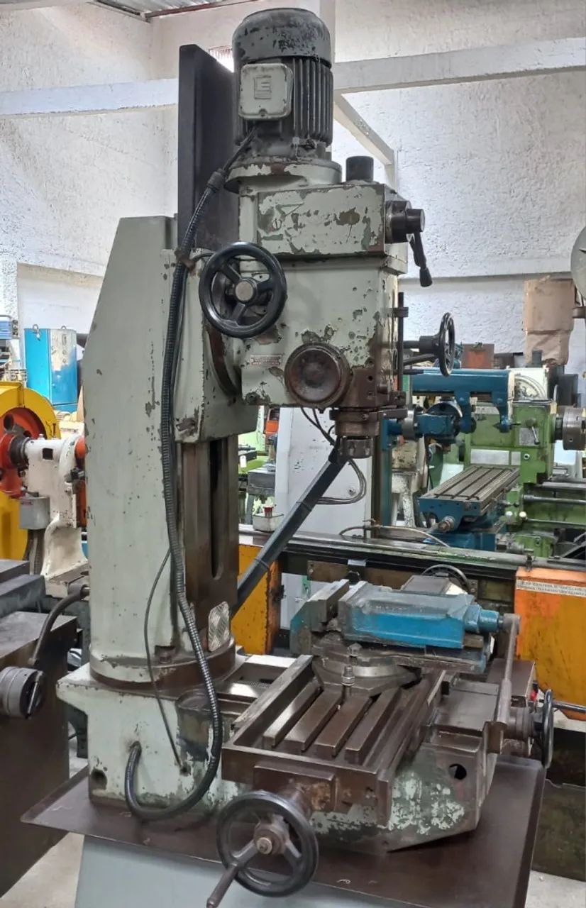 Furadeira Fresadora Rocco Ffpr-40 A Cone N° 4 / -- 90005 Nc Branco - Foto 2