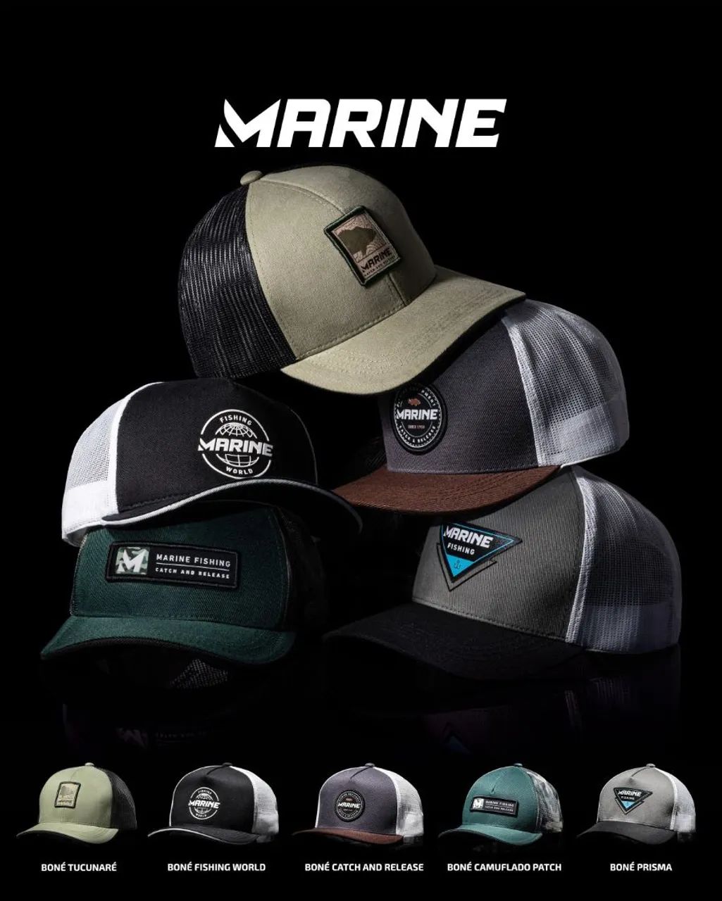 Bonés Pescador Marine
