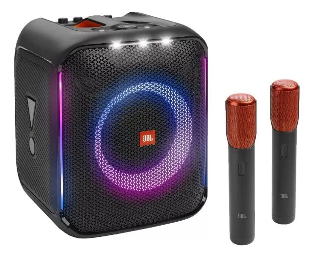 Caixa De Som JBL Partybox Encore Com Microfone - Preta