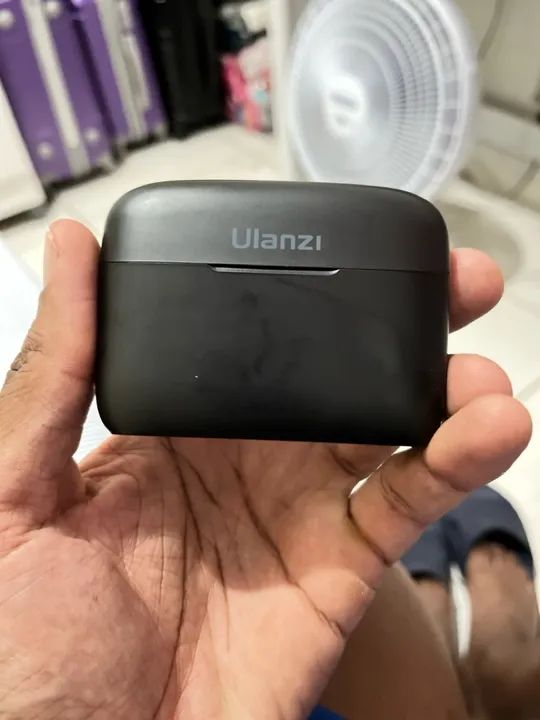 Ulanzi J12 , 2 microfones sem fio capela conector tipo c cor preta . - Foto 2