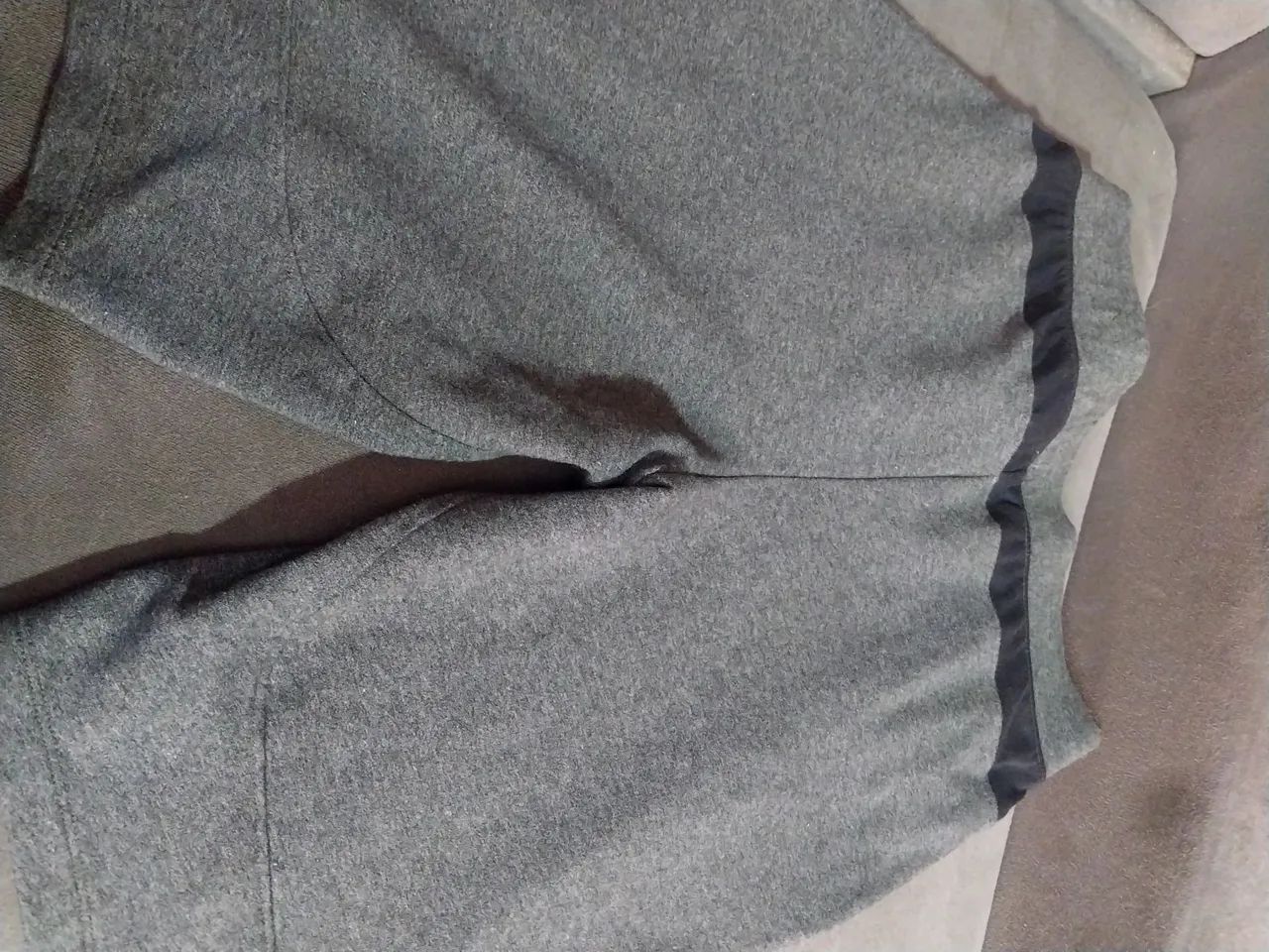 Shorts de Moletom Cinza Decatholon  - Foto 5