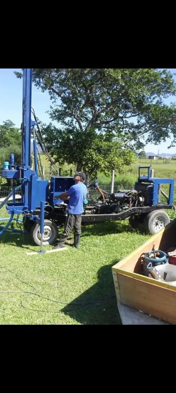 Máquina perfuratriz hidráulica poços  - Foto 4