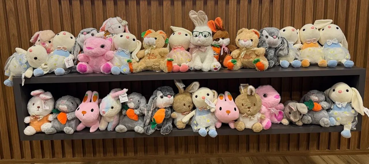 Kit de Pelúcias Coelhos (30 unds) - BR Machine - lançamento Páscoa!  - Foto 5