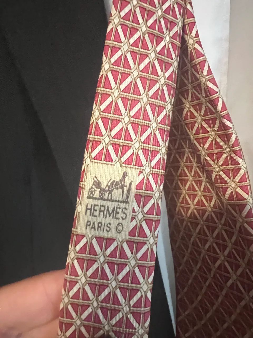 Gravata Hermés vintage - Foto 2