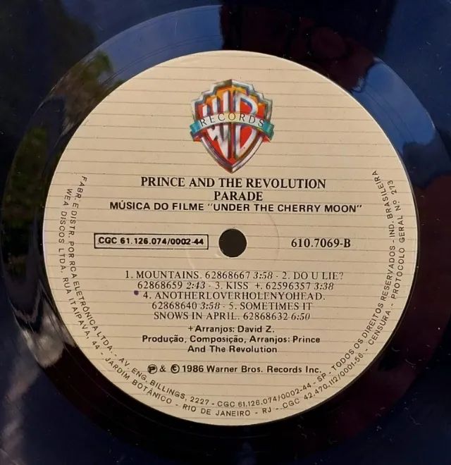 LP  EM VINIL - PRINCE AND THE REVOLUTION PARADE - Foto 6