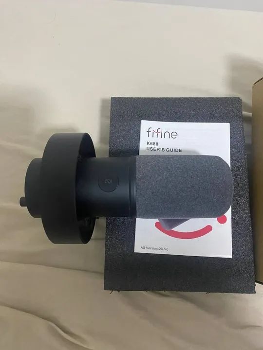 Microfone Dinâmico Fifine K688 Usb/xlr Preto - Foto 3