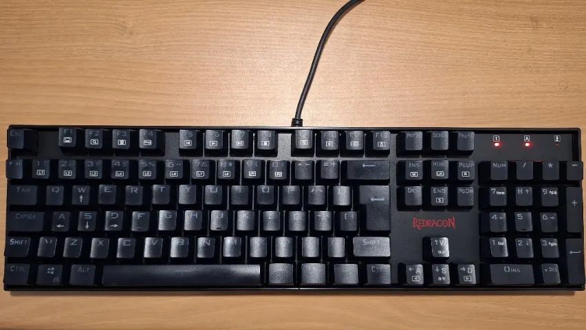 Teclado Mecânico Gamer Redragon MITRA Red Switch Outemu Brown ABNT2 - Foto 3