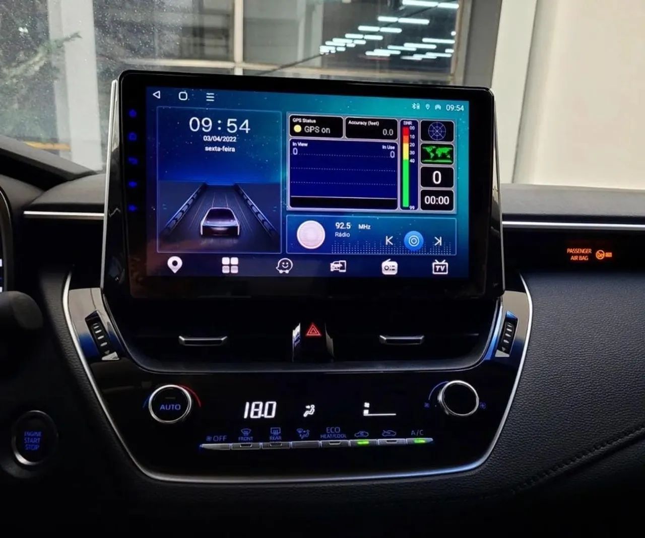 MULTIMIDIA COROLLA KRONOS 10 POLEGADAS  ANDROID 2/32 CARPLAY  TV FULL HD - Foto 3