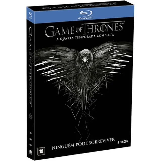 Caixa Bluray Game of Thrones - Quarta Temporada