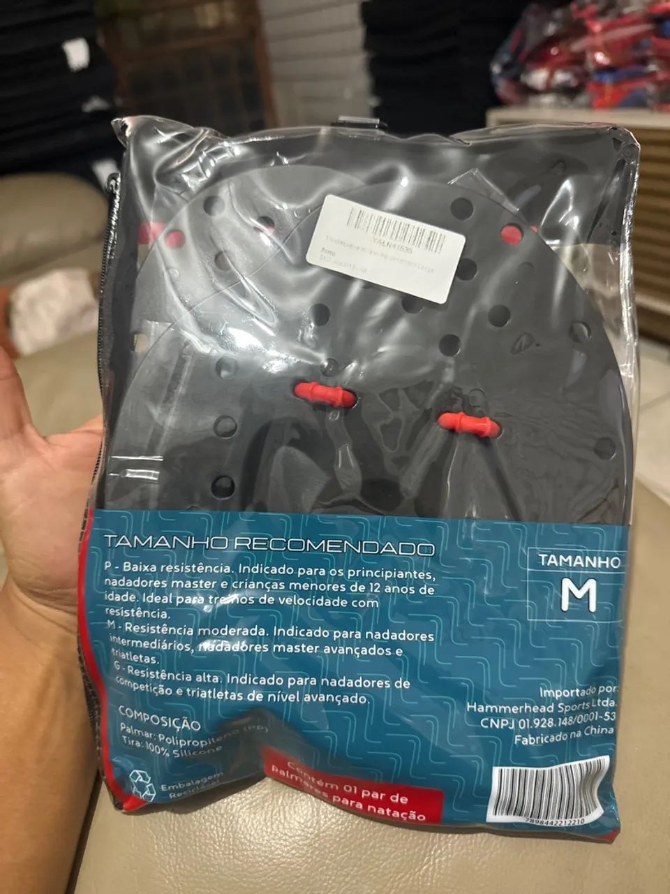 Par de Palmar De Natação Hammerhead Elite Treinamento - Foto 2