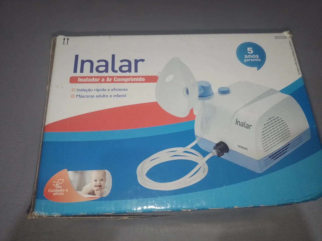 Inalador a Ar Comprimido Inalar - Omron
