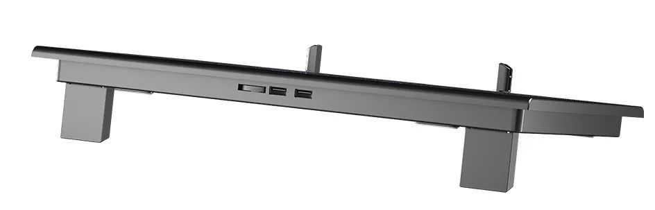BASE PARA NOTEBOOK ATÉ 17,3" C3TECH NBC-80BK 2 COOLER 15CM LED AZUL - Foto 3