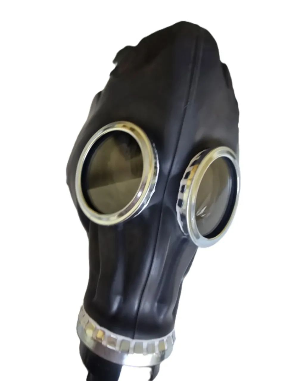Máscara WWII Borracha Tipo Segunda Guerra Mundial Com Filtro Funcional Gás Mask World War  - Foto 2