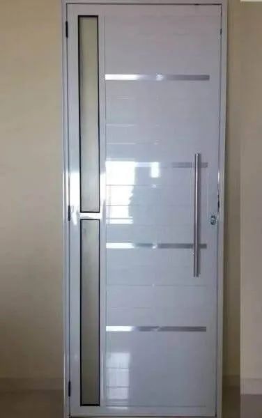 Porta de alumínio lambril branca 80cm - Mega oferta imperdível! - Foto 5