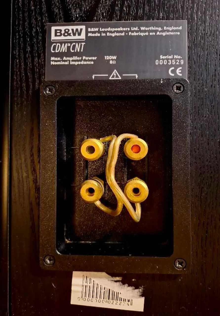 CAIXA ACUSTICA B&W CDM CNT 120W 8ohms 46Hz 91dB - Foto 5