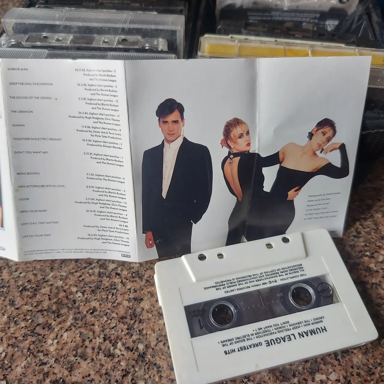 Fita cassete Human Legue Greatest hits, original 1° press importaa - Foto 2