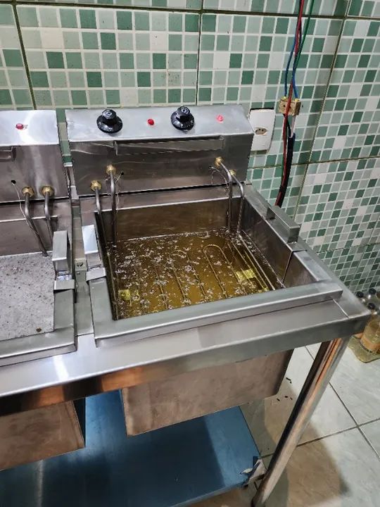 Fritadeira elétrica acoplada de alta produção - Foto 5
