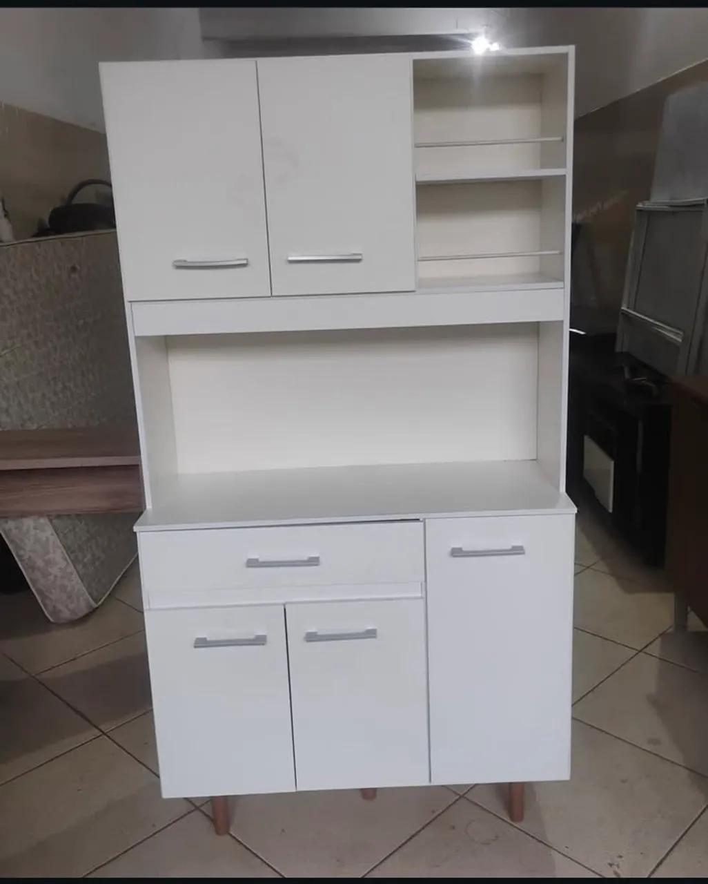 Armário de cozinha branco - Novo