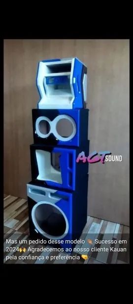 Fabricamos Som de mala/caixa p/grave/médio/caixa Bob/Rack modelosTOP - Foto 6