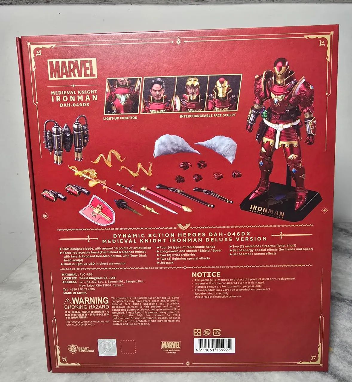 Iron man Medieval Beast Kingdom Delux novo - Foto 2