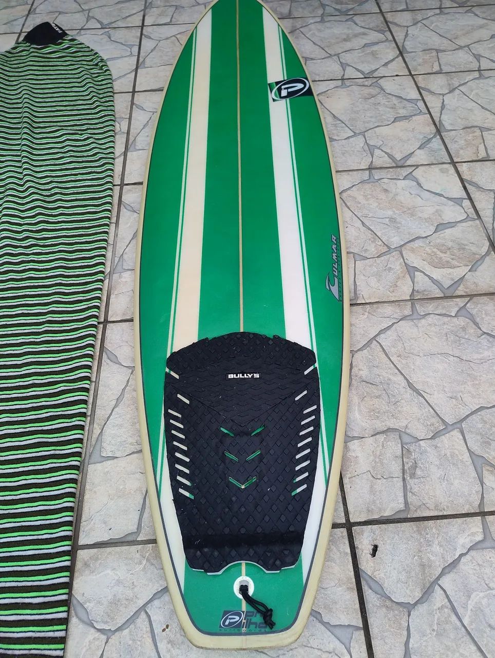 Prancha Fun 6'6 Pró Ilha semi nova com Capa64305174004483123