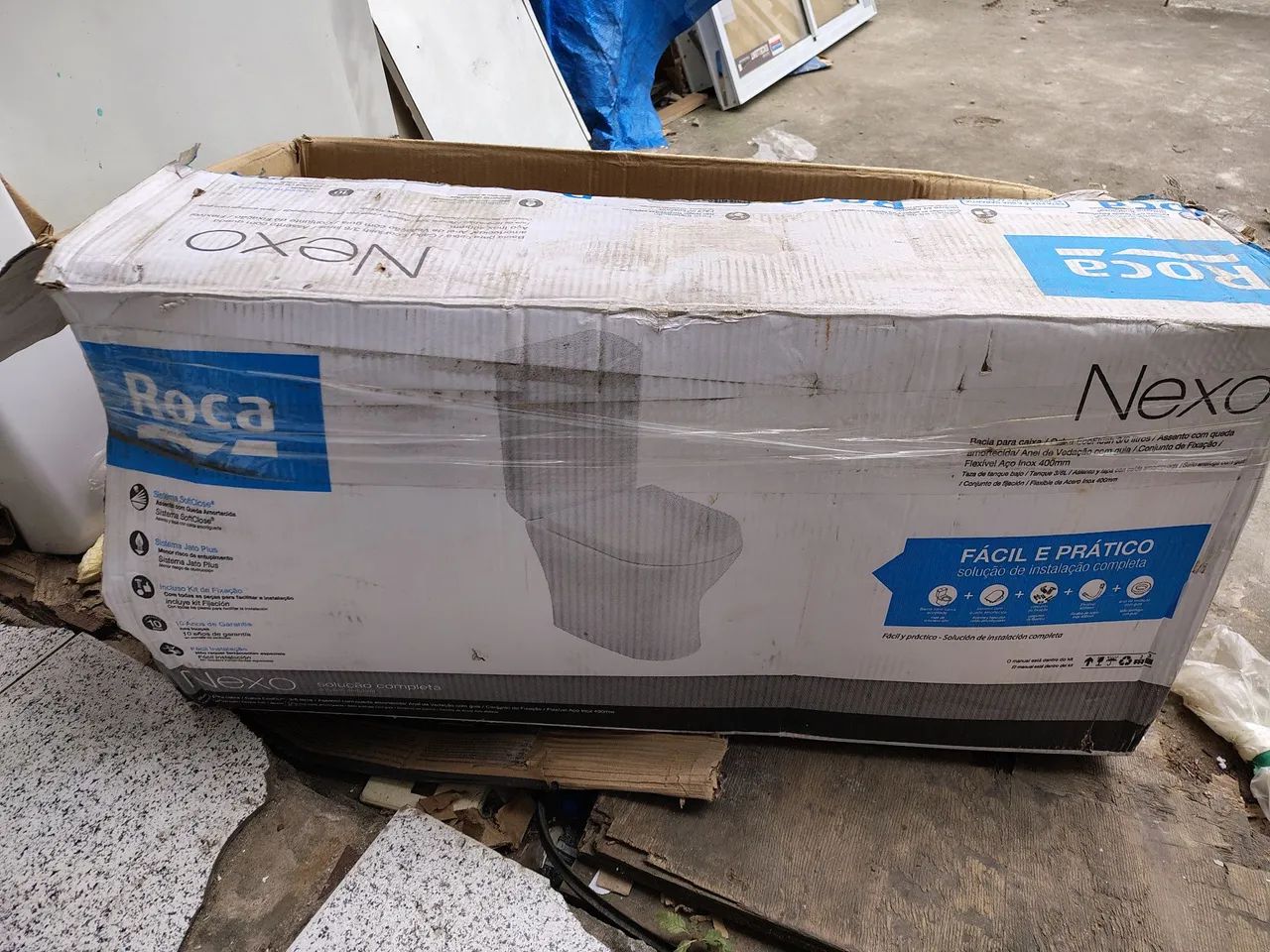 kit vaso caixa e assento nexo Onix roca - Foto 4