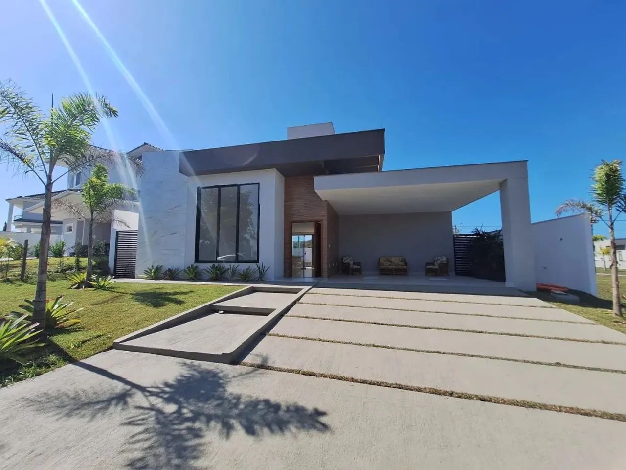 Casa Plana para Venda em Rio das Ostras, Alphaville, 3 dormitórios, 2 suítes, 4 banheiros, - Foto 2