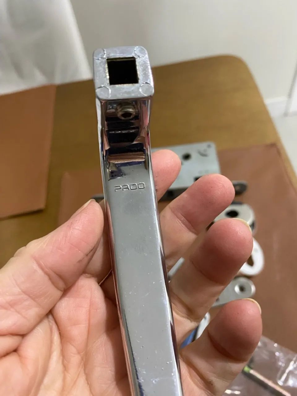 Maçaneta com fechadura para porta - Foto 4