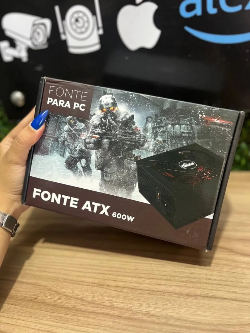 Fonte ATX Gamer para PC 600W