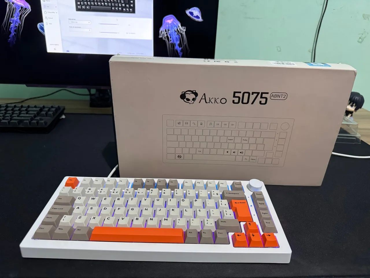 Teclado mecânico Akko 5075 Abnt2 - Foto 4