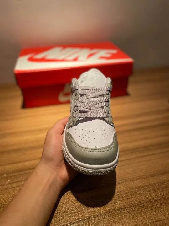 Tênis Nike Dunk Low - Cinza NOVO - Foto 3